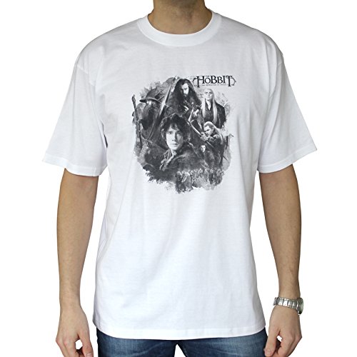 Image of ABYstyle - THE HOBBIT - Tshirt - group - men - white (L)