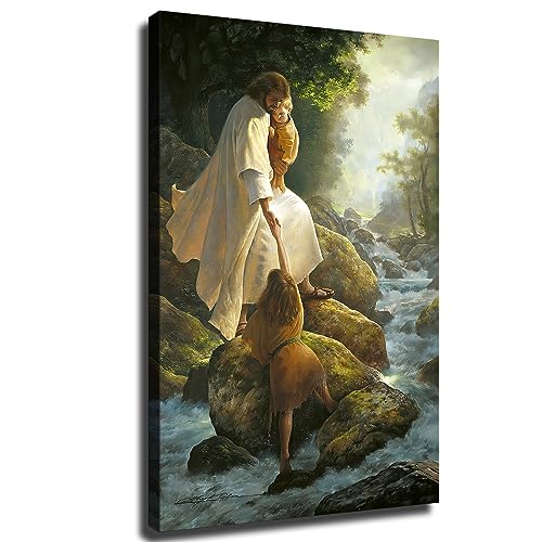 VhoMes Jesus Christ Greg Olsen Poster Unframed
