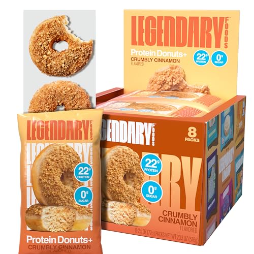 Legendary Foods 22gr Protein Donuts - Crumbly Cinnamon 8x (2