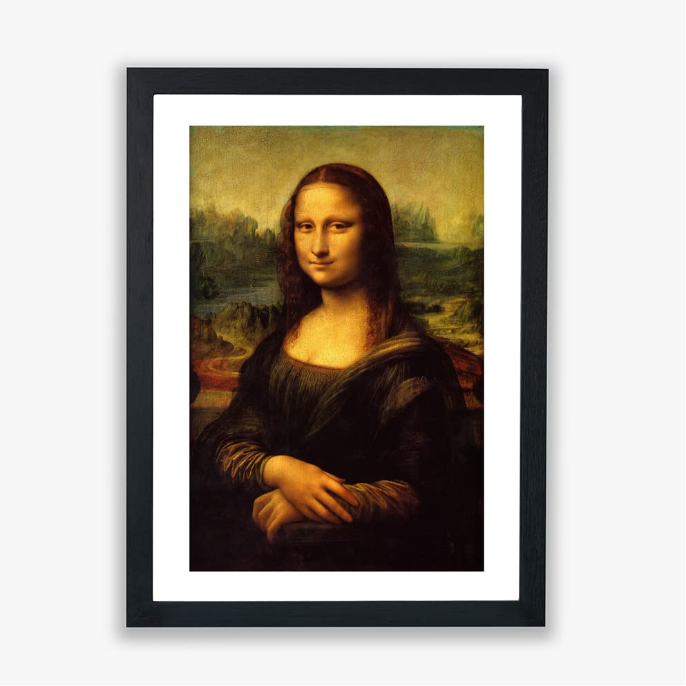 Mona Lisa Poster Giclée - Habillez vos Murs Vides avec cette Impression Encadrée M