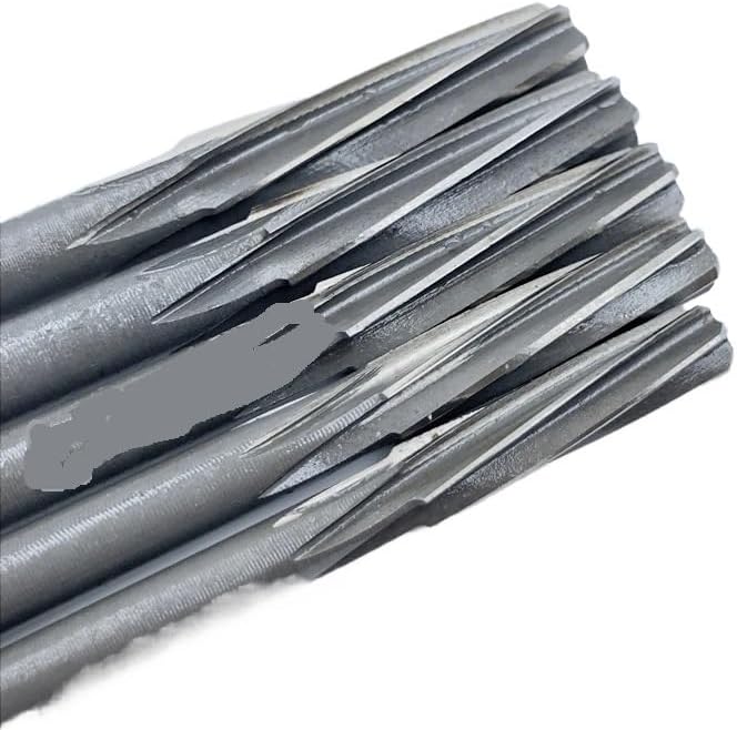 HSS Spiral Flute Machine Reamer H7 D3mm-D20mm CNC Tool Precise Cutting for Metal Steel Aluminum Hole Expansion Drill(18mm)