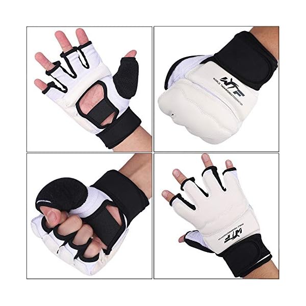 Taekwondo-Sparring-Gloves-Hand-Foot-Gear-Protectors-GuardsWTF-Half-Finger-Value-Set-for-Boxing-Kickboxing-MMA-Martial-Arts-Karate-TKD-Premium-Wrist-Wraps-Ankle-Support-Fit-Men-Women-Kids-Training Taekwondo Sparring Gloves Hand Foot Gear Protectors Guards,WTF Half Finger Value Set for Boxing Kickboxing MMA Martial Arts Karate TKD, Premium Wrist Wraps Ankle Support Fit Men Women Kids Training