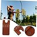LIOOBO Outdoor Arrow Storage Container Arrow Bag Waist Hanged Leather for Hunting and Archery Practice Lightweight and Durable Design