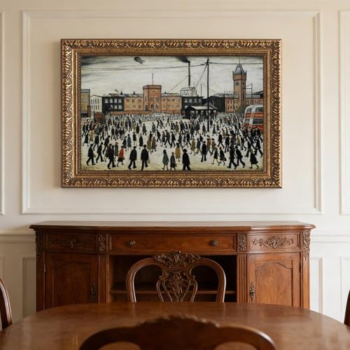 Affiche L.S Lowry Going to Work pour salon chic et rétro