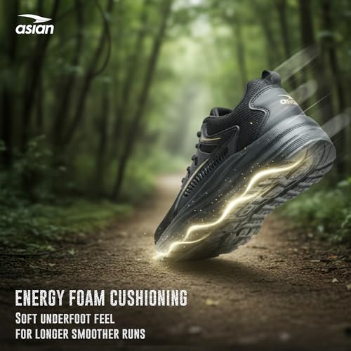 Image of ASIAN Toofan-01 Men's Running Shoes | Lightweight Cushioned Sole, Durable Upper, Anti-Slip Grip, Daily Comfortable Shoes