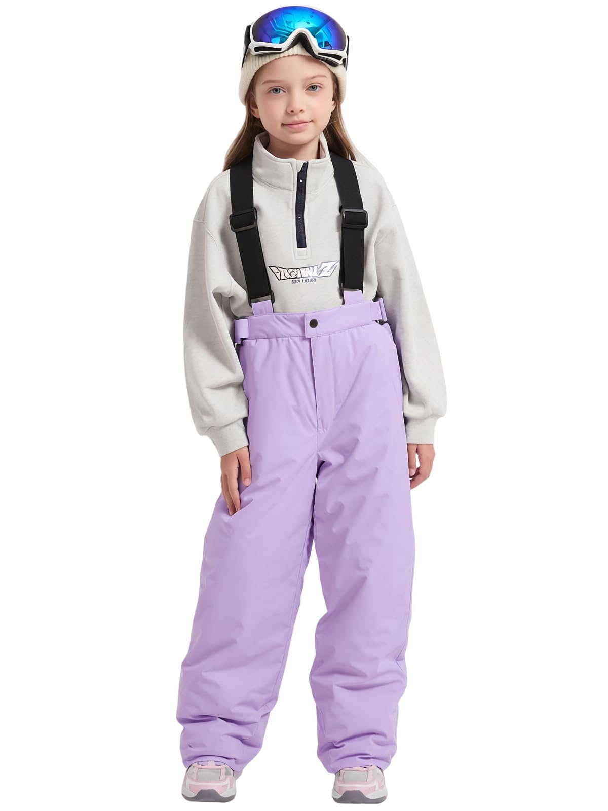 Bluemagic Kinder Latzhose Schneehose,Isolierte Ski Snowboardhose