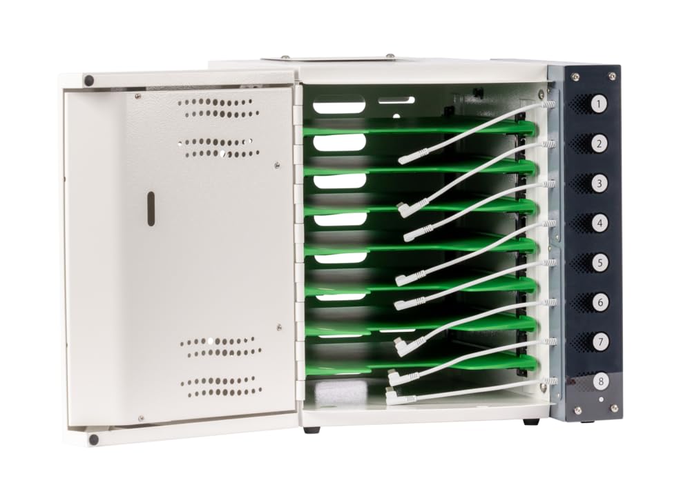 LocknCharge Putnam 8 Charging Station Prewired with USB-C PD - Charge, Store and Secure 8 Tablets