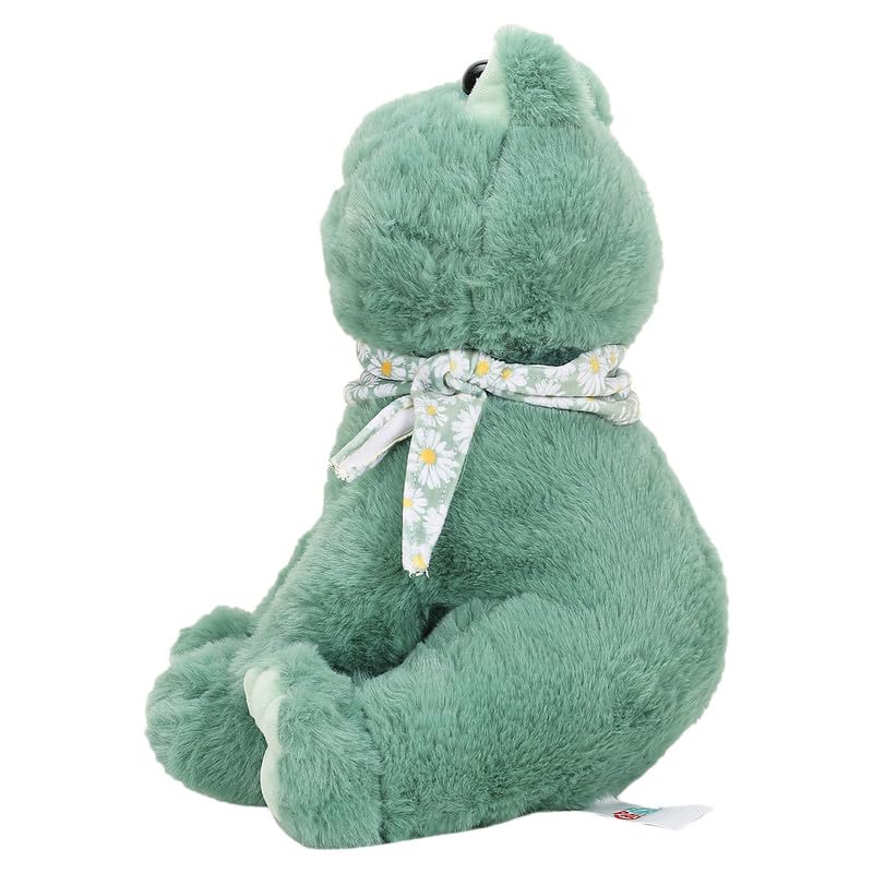 Image of STRIDERS Furry Pal 12 Inch Premium and Super Soft Introducing The Enchanting Frog Sitting Plush Toy