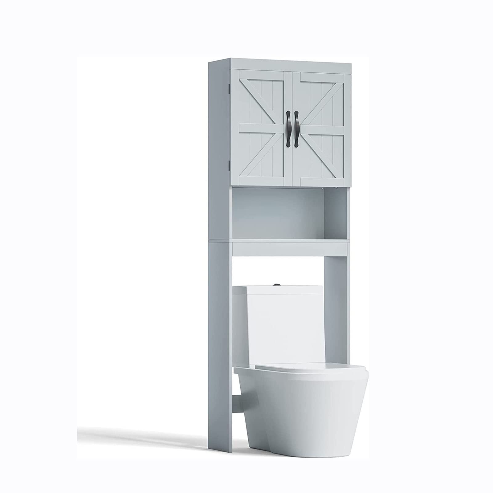 ADHW Bathroom Cabinet Bathroom Storage Cabinet Over The Toilet Storage Cabinet, Bathroom Organizer with Adjustable Valuable Bathroom Spacesaver Medicine Cabinet Storage Organizer