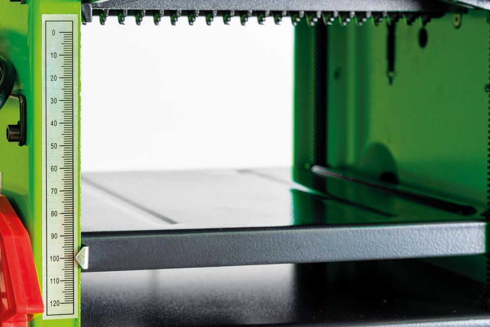 Ziper - Zipper HB204 cepilladora eléctrica 1250 W 8500 RPM Verde - Lijadora (210 mm, 737 mm, 26 kg, Corriente alterna)