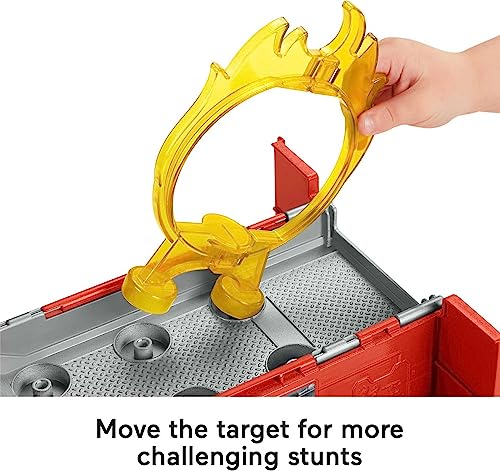 Fisher-Price Blaze And The Monster Machines Toy Car Race Track Launch & Stunts Hauler Transforming Playset With Diecast Vehicle #TOP4