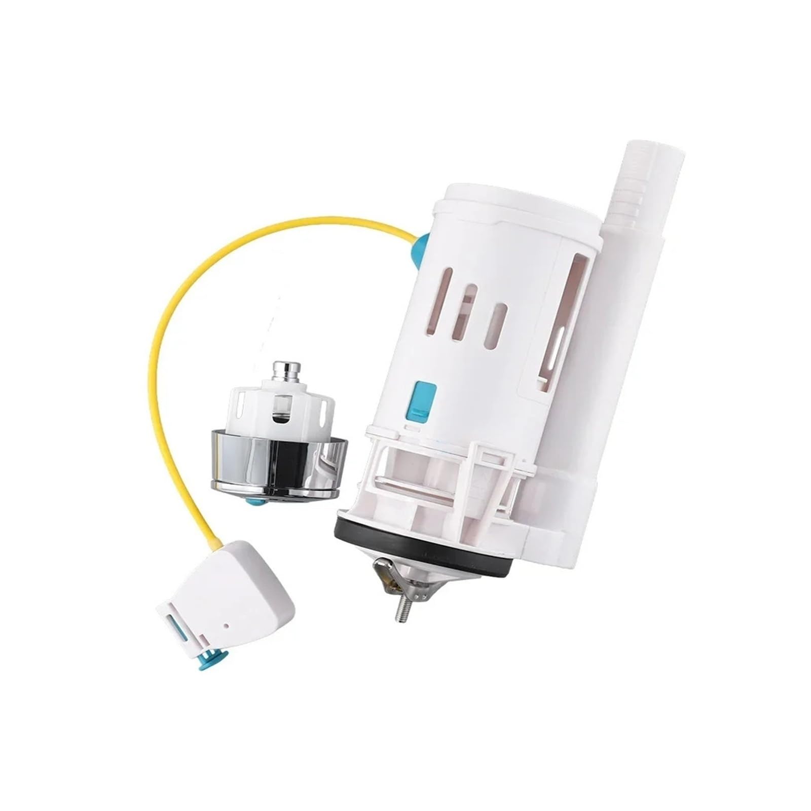 Fluxómetro manual para inodoro Válvula De Drenaje Controlada Por Cable Reparación Inodoros Baño Piezas Descarga Cisterna Fácil Instalación