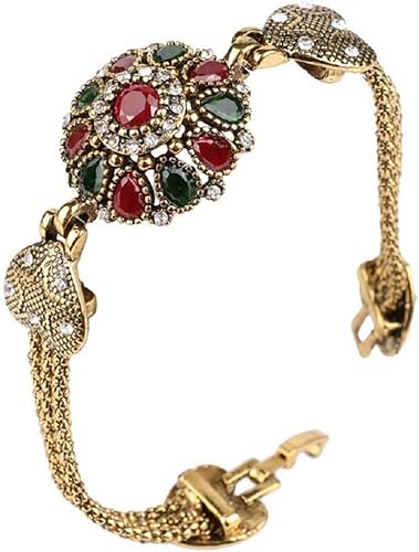 egztika Turquía Joyería Bohemia Pulseras de Bangle de Color Oro para Mujer