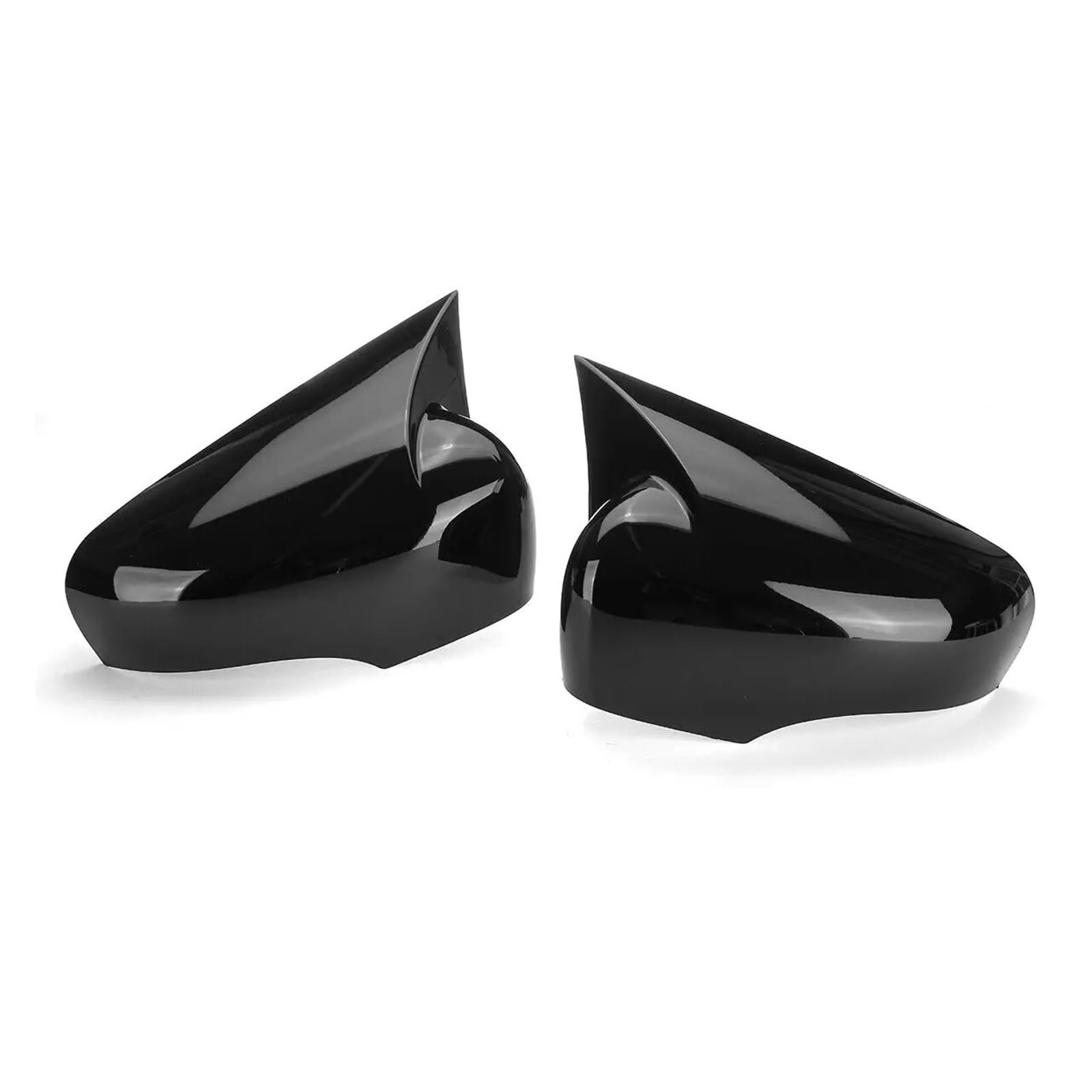 Coques Rétroviseurs Glossy Black finition miroir Captur Zoe - 2