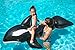 H2OGO! Jumbo Whale Rider Inflatable Pool Float