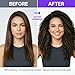 DSHOW Hair Crimper for Women - Crimping Iron with Titanium Ceramic Plates, 5 Adjustable Temps (140C-220C), Volumizing Crimper for 80s Fluffy Hairstyle, Auto Shut-Off, Dual Voltage Styling Tool[Purple]