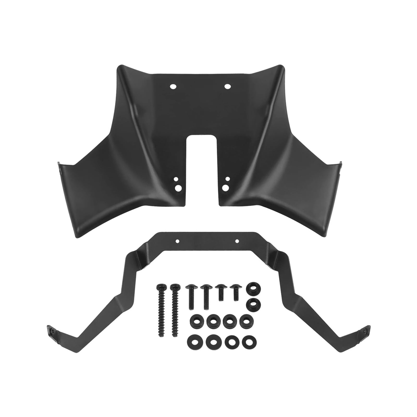 Spoilers et ailerons pour Moto pour Suzuki GSX8S GSX 8S GSX-8S 2023-2024 Aileron Avant Aérodynamique Sport Moto(Le Noir)