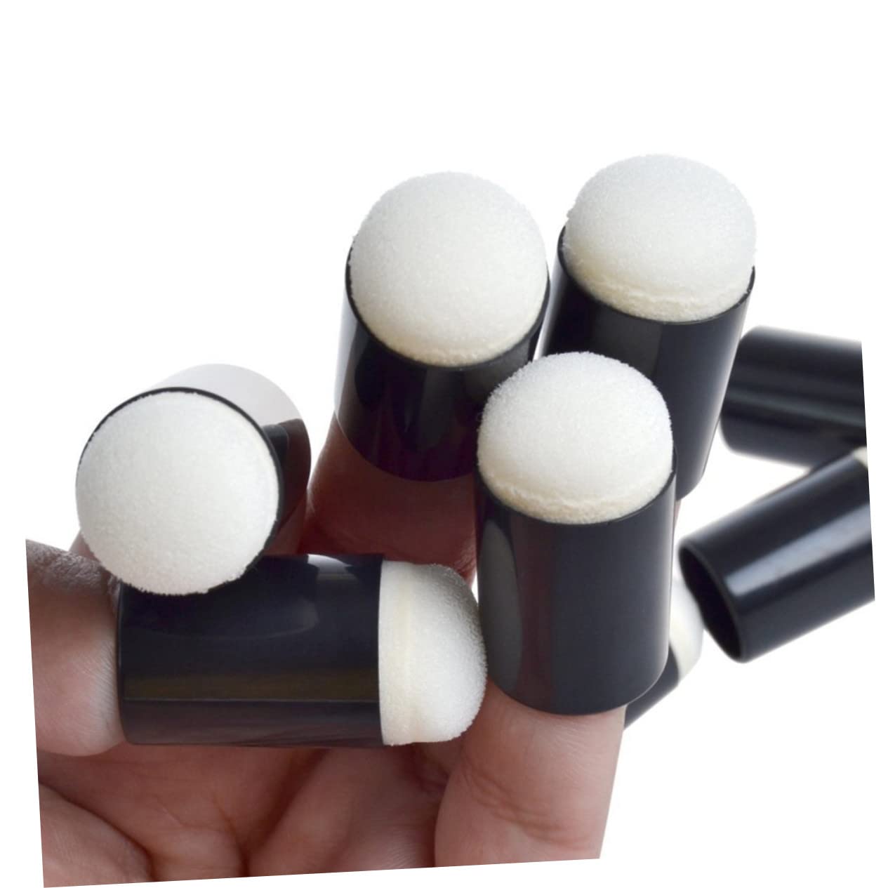 SEWACC Ink Daubers Sponge Brushes for Crafts 40 Pack Finger Sponge Daubers Drawing Tools