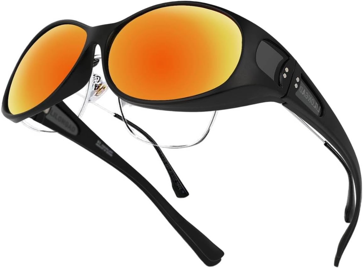Women Fit Over Polarized Sunglasses –Wear Over Glasses UV400 Protection, Wrap Around sunglasses for Driving&Outdoors - Image 9