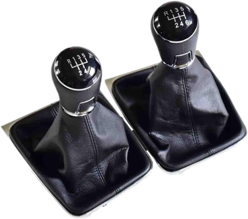 Gear Shift Knob Lever Handball Gaiter Boot Cover Fit for VW Fit for Golf 7 MK7 2013-2017 Manual 5/6 Speed Car Accessories(6Speed-Boot)