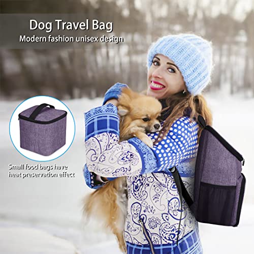 BAGLHER 丨Dog Travel Bag,Airline Approved Pet Supplies Backpack,Dog Travel Backpack with 2 Silicone Collapsible Bowls and… - Image 7