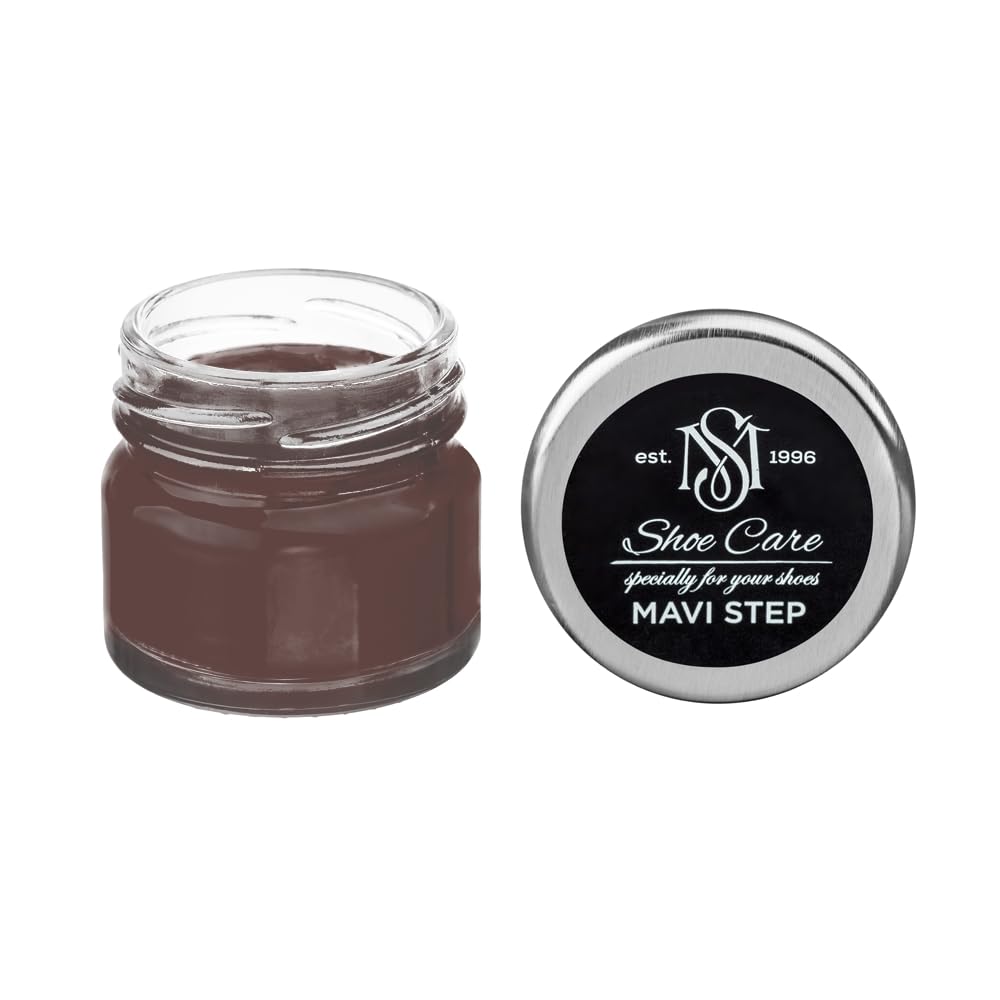 Crème de Cirage Premium MAVI STEP Alezan Sombre soin nourrissant d’exception pour cuir