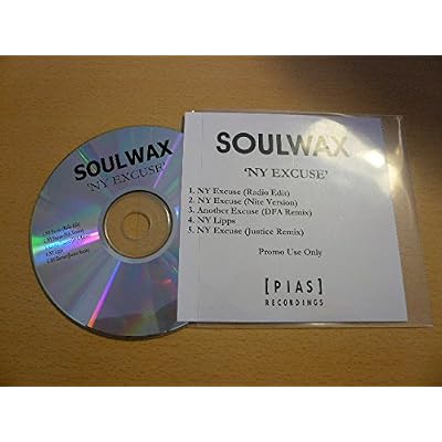 Soulwax - Ny Excuses - cds - PROMOTIONAL ITEM -