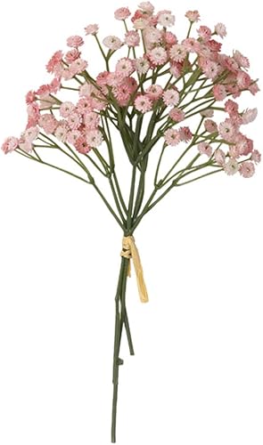 Miniatura 11 de Flores artificiales de aliento de bebé, ramo de gypsophila falsas flores de tacto real para boda, fiesta, jardín, hogar, decoración de bricolaje
