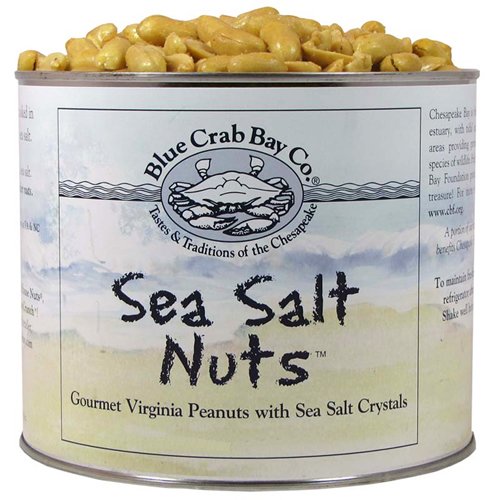 Blue Crab Bay Sea Salt Nuts All Natural Virginia Peanuts