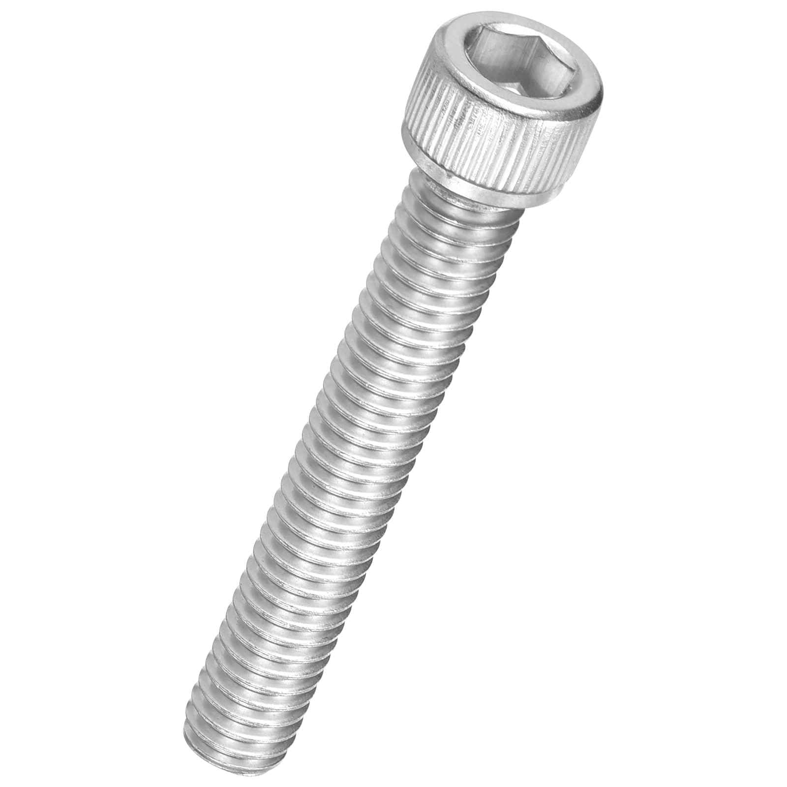 Kozelo 10pcs Socket Head Cap Screws - [5/16"-18x1-5/8"] UNC 304 Stainless Steel Fully Threaded Allen Socket Drive for Electrical Motor 3D Printing Fan Engine Replacement Use, Silver — image 1