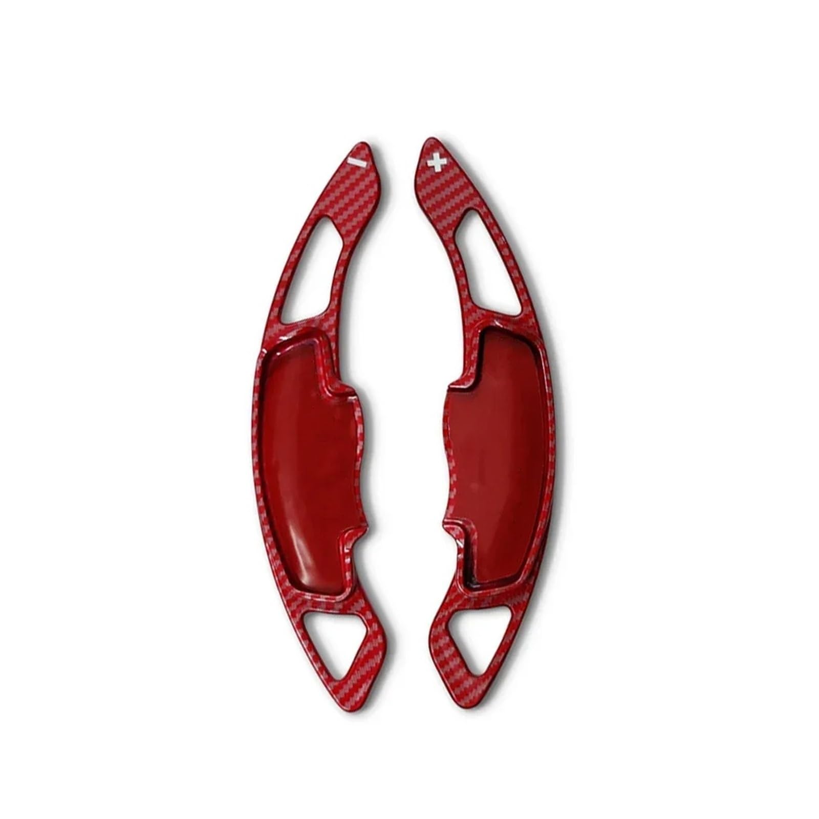 Plmnhss Red Carbon Fiber Car Steering Wheel Shift Paddle Blade For 10Th For Civic For Accord For Crv For Urv For Avancier For Spirior For Insp 2Pcs Car Wheel Padle Shifter Gear