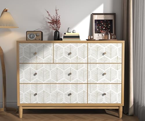 Image of OSECAGE Geometric Peel and Stick Wallpaper Boho Contact Paper 17.3''x591''