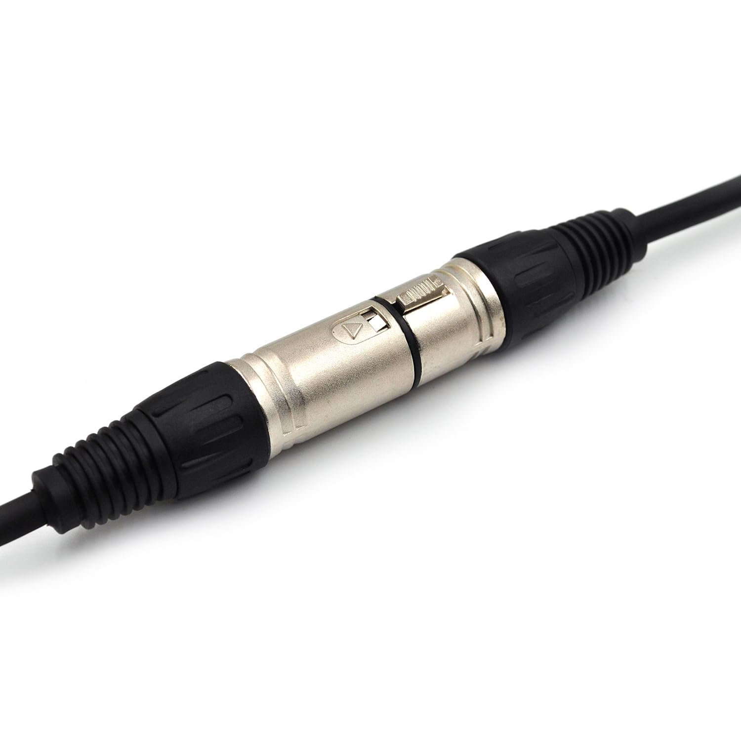 Cavo per microfono XLR a 3 pin da maschio a femmina, cavo bilanciato per microfono, 6,5 m, nero