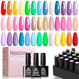 Ideales Geschenk f¨¹r sie: Das Beetles Gelpolitur-Kit von wird in einer saisonalen Geschenkbox geliefert. Sie eignen sich f¨¹r jeden Feiertag oder besonderen Anlass, wie z. B. einen Geburtstag, einen Feiertag, ein Jubil?um, Weihnachten, Valentinstag, Halloween oder ein Thanksgiving-Geschenk.