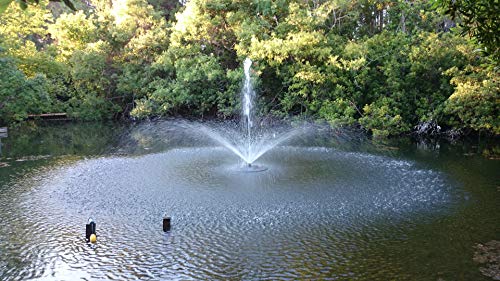 Fawn Lake Fountains SF75 Floating Fountain for Outdoor Ponds or Lakes