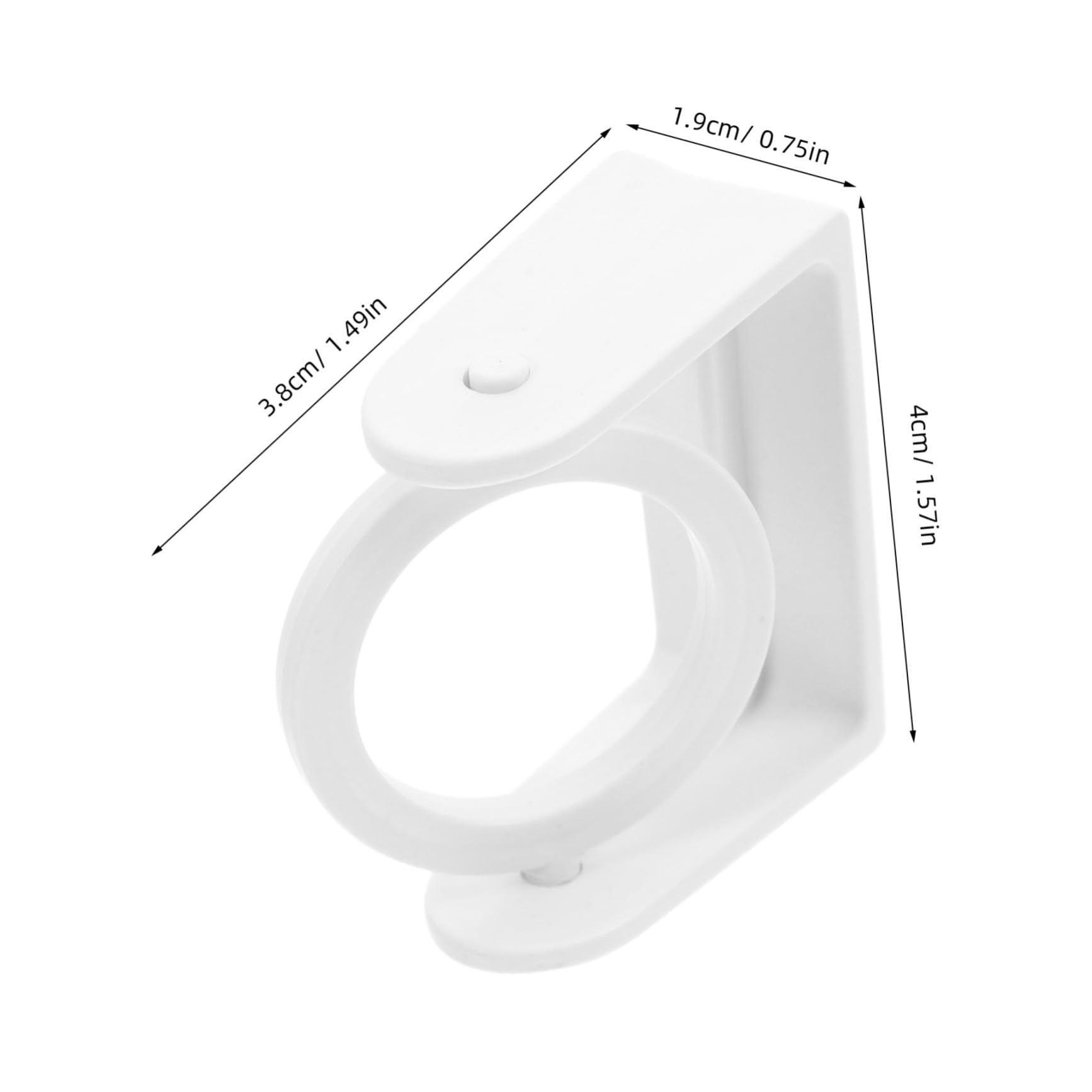 Hemobllo 6 Pcs No Drill Curtain Rod Brackets Self Adhesive Holders for Secure Curtain Rod Mounting Home Bathroom and Kitchen Sturdy and Elegant Design