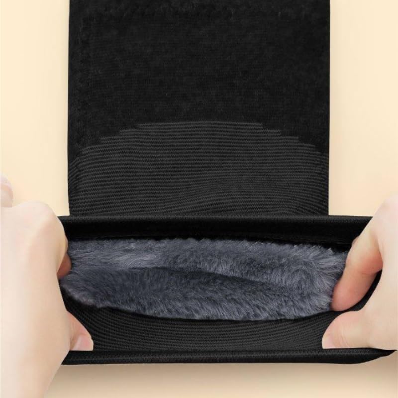 Fleece Sports Knee Pads Thickened Cold Proof Warm Leg Covers
