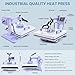 Whubefy Heat Press 15x15 inch 5 in 1 with 30OZ Tumbler Press, Slide Out 360° Swing Away Digital Shirt Press Machine, Industrial-Quality Heat Transfer Sublimation for T-Shirt/Tumbler/Mug/Hat/Cap/Plate