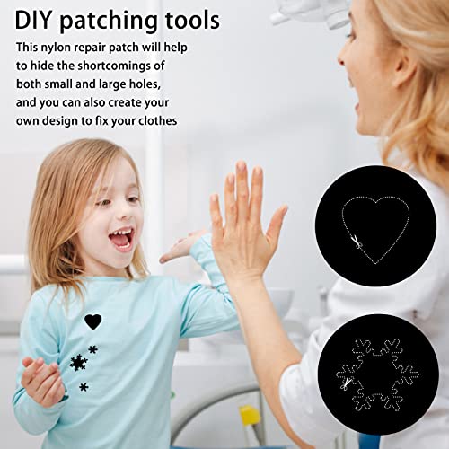 Abeillo 8 Fogli Piumino Toppe Nylon Autoadesive