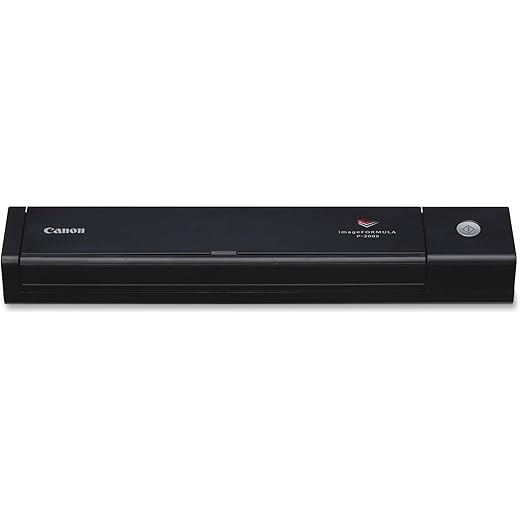 Canon imageFORMULA P-208II Scanner, Black