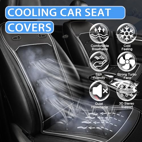Lgnora Cooling And Heated Car Seat Covers,Heated Car Seat Cushion,12V Cooling Seat Cushion For Car,Winter And Summer Car Seat Covers.Front Seat Cushion thumb #3