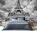HYGIUID Eiffel Tower Mural French Architecture Wallpaper Romance Wall Mural Giant 3D Wallpaper Commercial Scale Coffee Shop Lounge Gallery (Non-self-Adhesive)