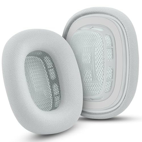 AirPods Max 1 & 2�p���b�V���C���[�N�b�V���� - Apple AirPod Max�w�b�h�t�H���p�A�b�v�O���[�h�C���[�J�b�v�J�o�[ - �I���W�i���V���R���f�U�C�� ���͂ȃ}�O�l�b�g�J�b�v�p�b�h �ϋv���̂��郁�b�V�����n �_�炩���t�H�[�� (�V