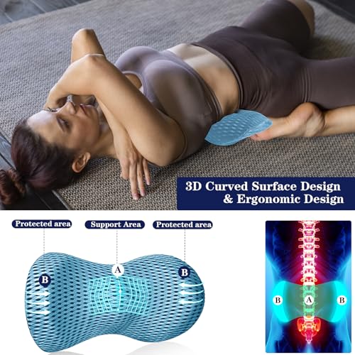 Suewidfay Lumbar Support Pillow for Office Chair and Car Seat, Memory Foam Back Support Pillow for Lower Back, for Traveling, Resting, Sleeping - Cosy Home Interiors Suewidfay Lumbar Support Pillow for Office Chair and Car Seat, Memory Foam Back Support Pillow for Lower Back, for Traveling, Resting, Sleeping - Image 3
