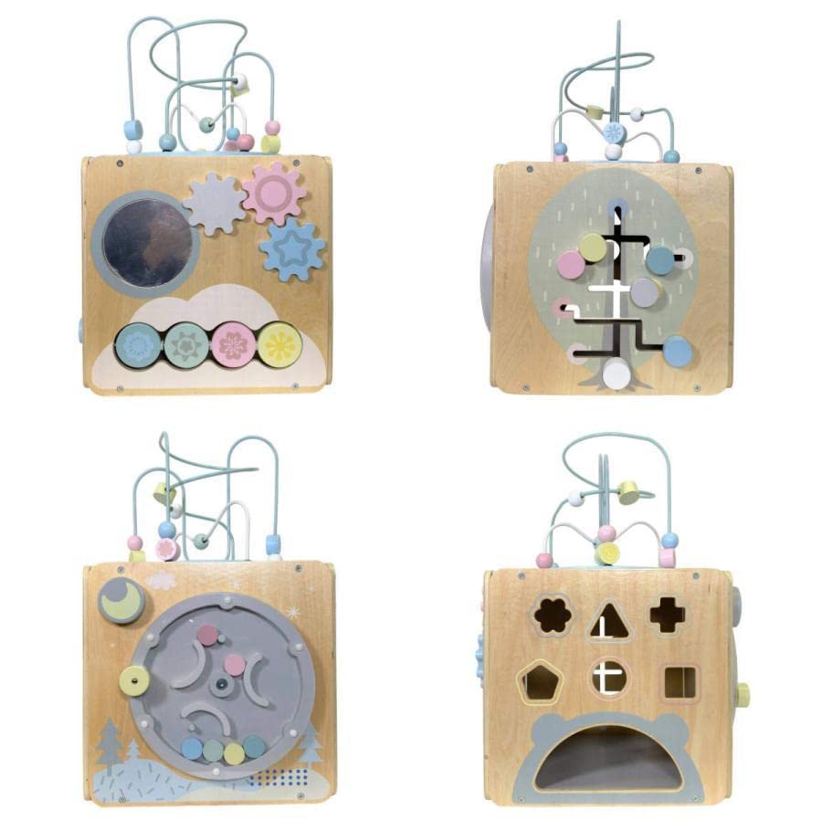 Amazon.co.jp: 知育玩具 プレイトイボックス 1歳 木製 北欧