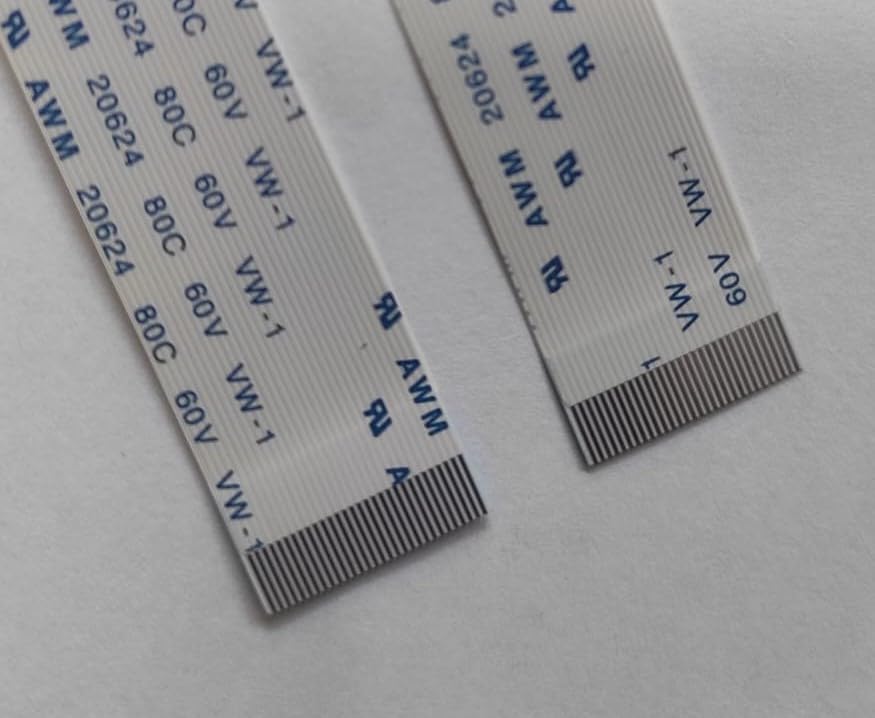 CRAFTSFY 30 Pin 0.5 mm Pitch A-Type SAME Side pin (100MM-4-INCH) Length flat flexible FFC/FPC LVDS Ribbon Wire Flat Cable for Module Camera digital camcorders laptops LCD TVs LCD monitors(1 Pcs)