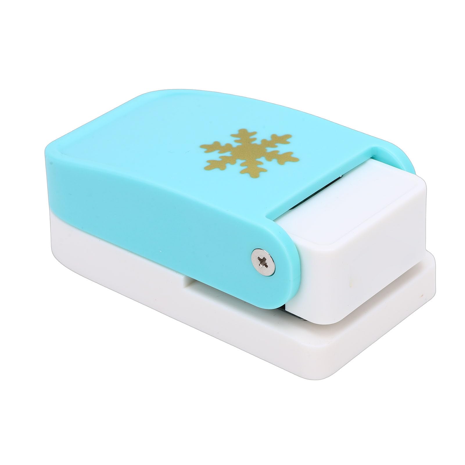 Snowflake Pattern Hand Hole Puncher for Paper Crafts Scrapbooking, Accurate Punching for Greeting Cards, Office and School Supplies