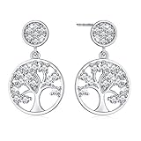 💕 Zarter Ohrschmuck mit Tree of Life Trend Symbol