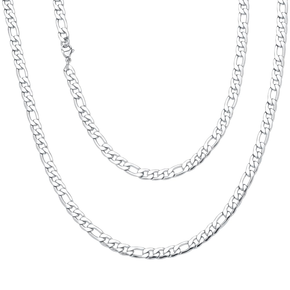Viwind Herren Kette Figaro Ketten Halskette Herren 3/5/7/9mm