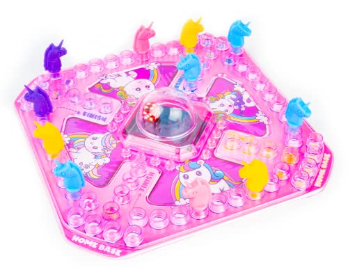 Image of RATNA's Unicorn Bubble Trouble Board Game Dice Roller For Kids 4 Years +|Pack Of 1, Multicolor